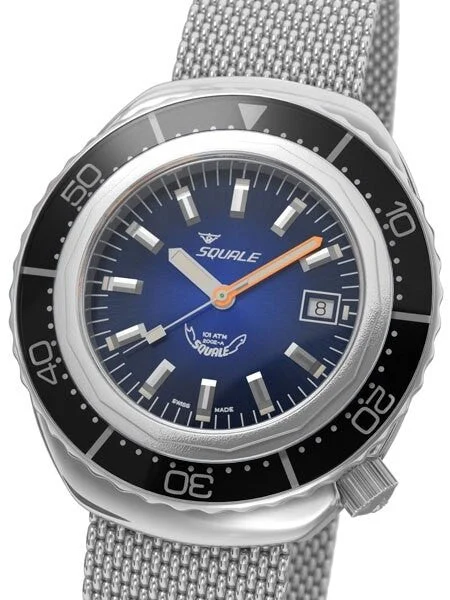 Squale meter Professional Swiss Automatic Dive watch with Sapphire Crystal #2002BLBK-S kol