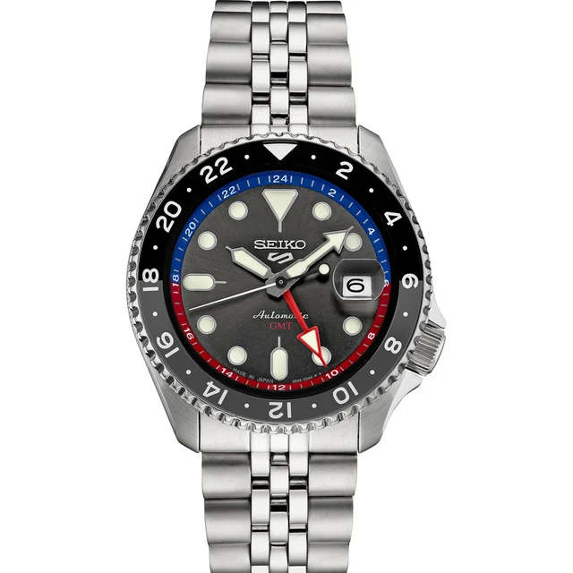 Seiko 5 Sports GMT SSK019 Black kol saati