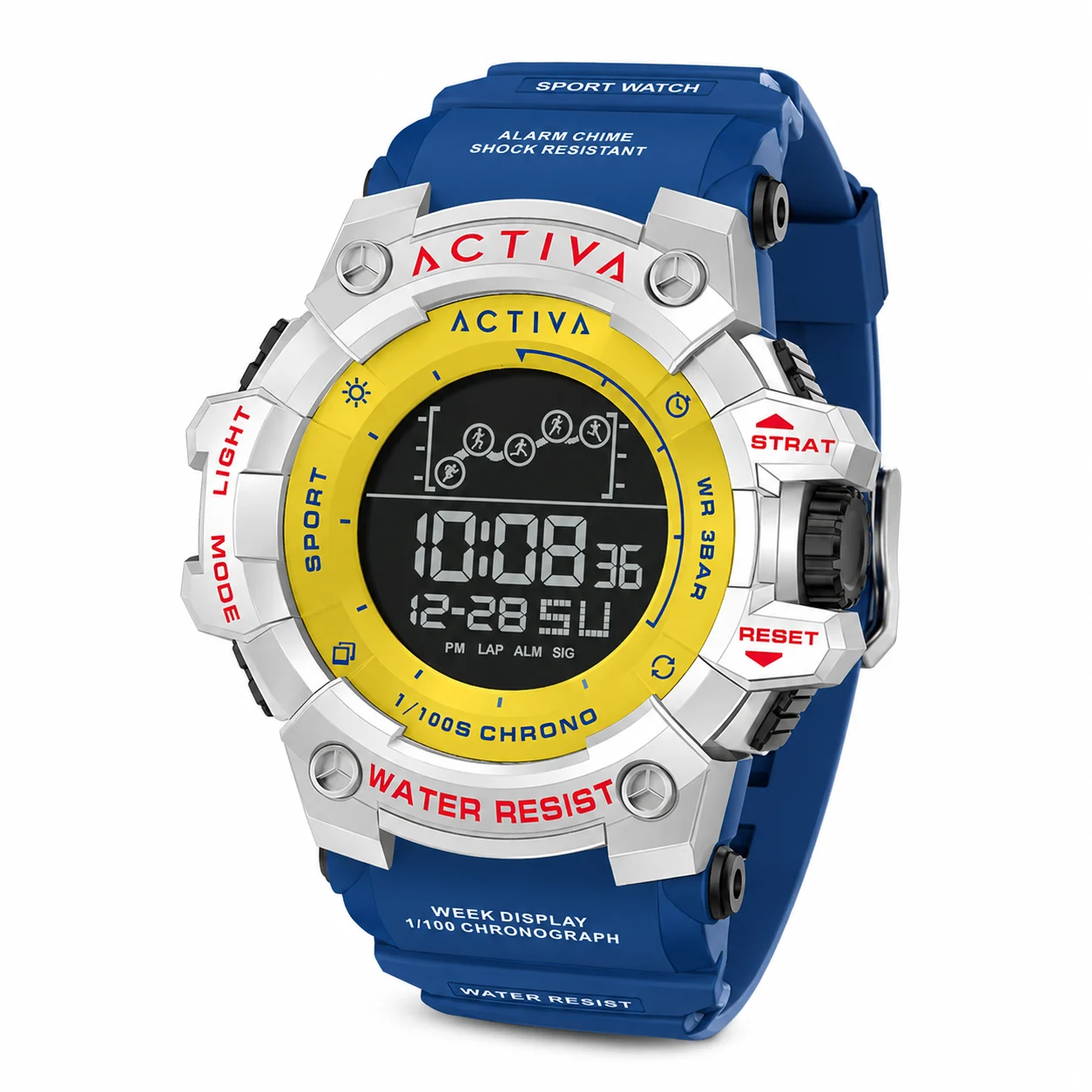 Activa Summit X Invicta Digital Watch - 50mm. Dark Blue (ACW8082-013) 50 mm kol saati