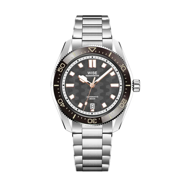 WISE ADAMASCUS AD820A-S Stainless 904L Bracelet Set kol saati