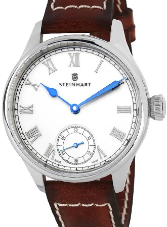 Steinhart Marine Chronometer 42 Roman White 105-1310/ST kol saati