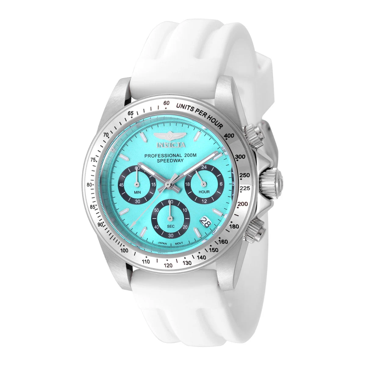 Invicta Speedway Montecarlo Watch - 39.5mm, White (50489) 39.5 mm kol saati