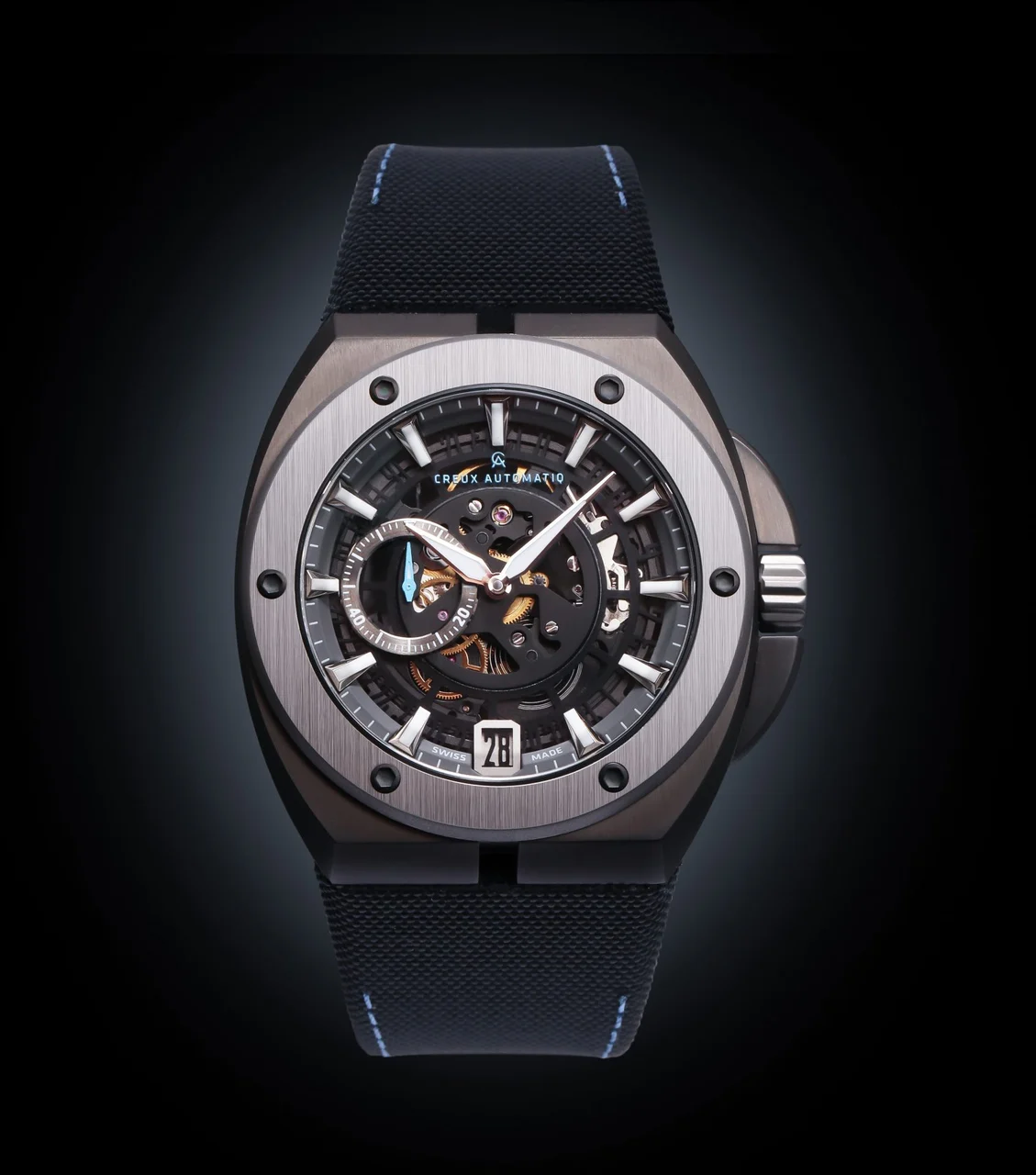 Creuxautomatiq Ghost Explorer CA-03 45 mm kol saati