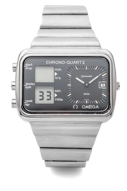 OMEGA Ref. ST 196.0052 / 396.0839, quartz, analogue and electronic LCD digital, date, mult