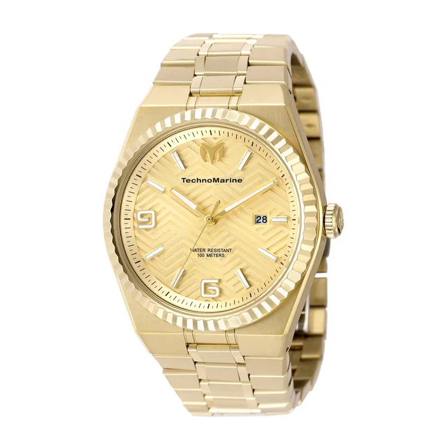 Technomarine TERRA NOVA Watch - 42mm. Gold (TM-225055) kol saati