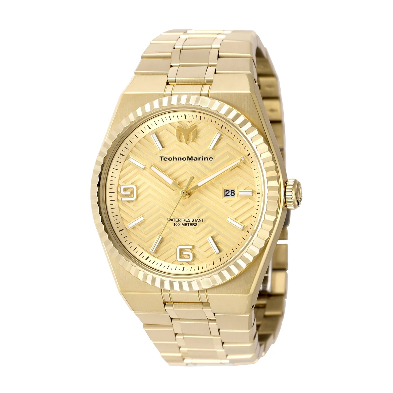 Technomarine TERRA NOVA Watch - 42mm. Gold (TM-225055) 42 mm kol saati