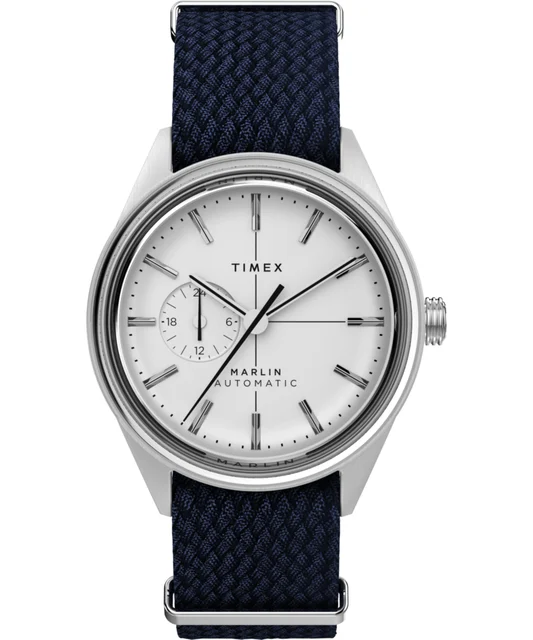 Timex Marlin® Jet Automatic 38mm Fabric Strap Watch TW2V72300 kol saati