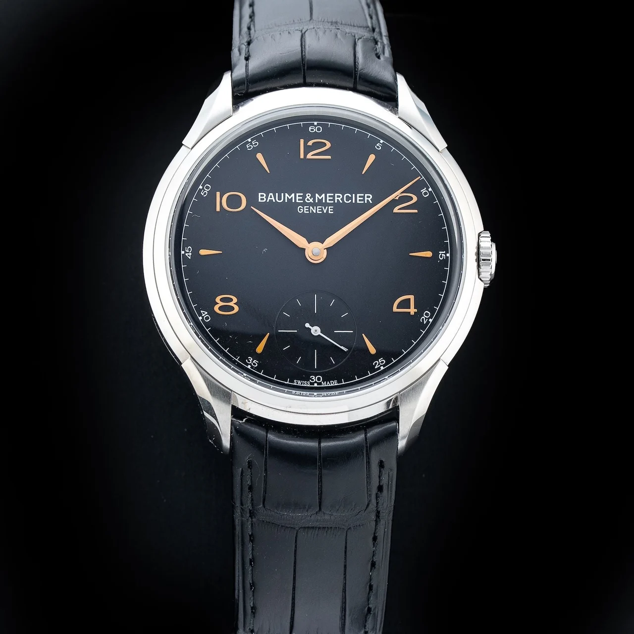 Baume & Mercier Clifton Black Dial 210000079139 45 mm kol saati