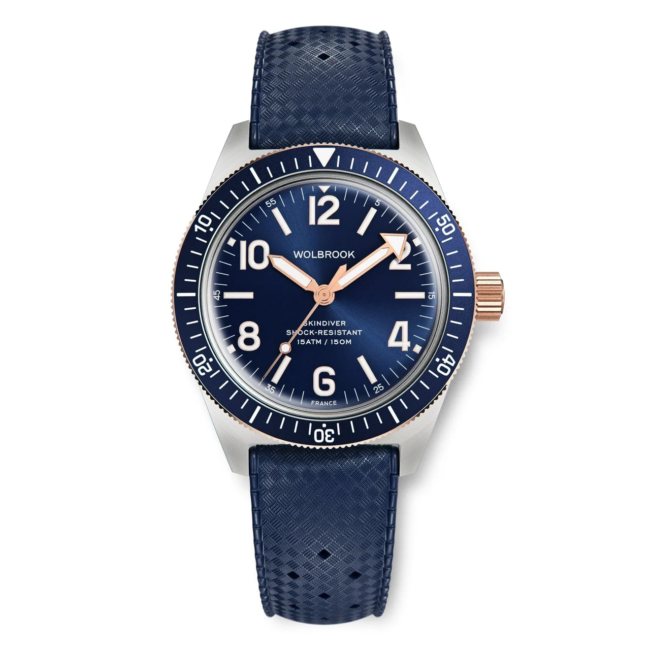 Wolbrook 22-SA-034-RB1-BLU 48 mm kol saati
