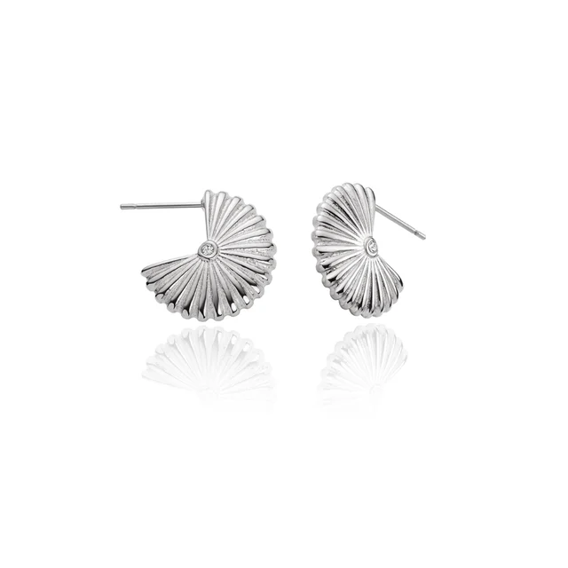 Default Scallop Ohrstecker Silber PH-JE-1819 kol saati