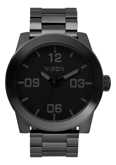 Nixon US Corporal Stainless Steel - All Black A346-001-00 kol saati