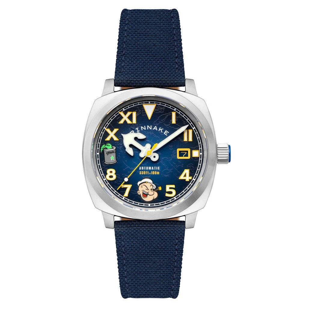 Spinnaker Hull California Dial Popeye Sailors and Sweethearts LE Watch in Navy #SP-5169-01 kol saati
