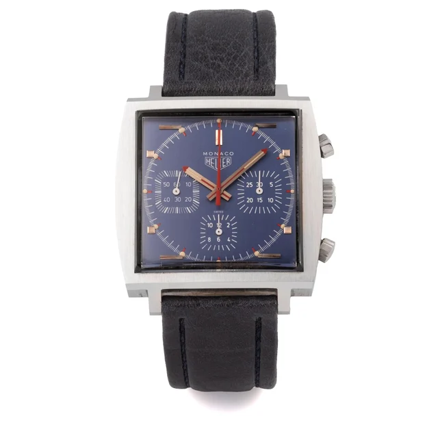 Heuer HEUER REF. 73633, MONACO A fine, manual wind chronograph steel wristwatch kol saati