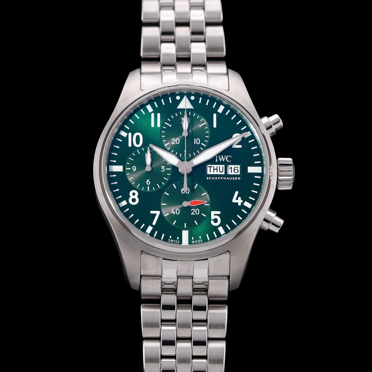 IWC Pilot Chronograph IW388104 210009N42326 41 mm kol saati