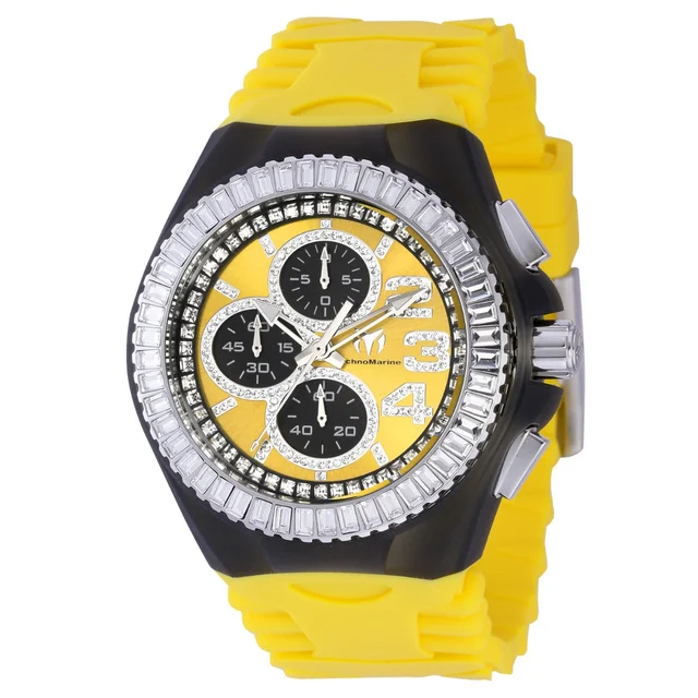 Technomarine Cruise JellyFish Watch - 45mm, Yellow (TM-121184) kol saati