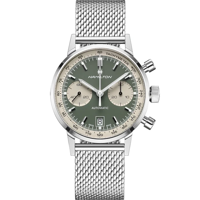 Hamilton American Classic Intra-Matic Auto Chrono 40mm H38416160 kol saati