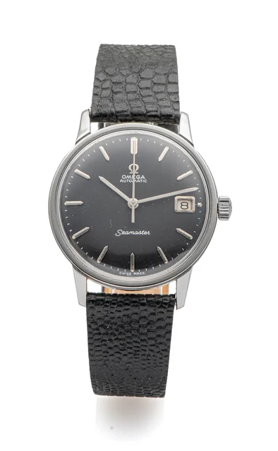 OMEGA OMEGA, REF. 165.002, SEAMASTER, BLACK DIAL, STEEL kol saati
