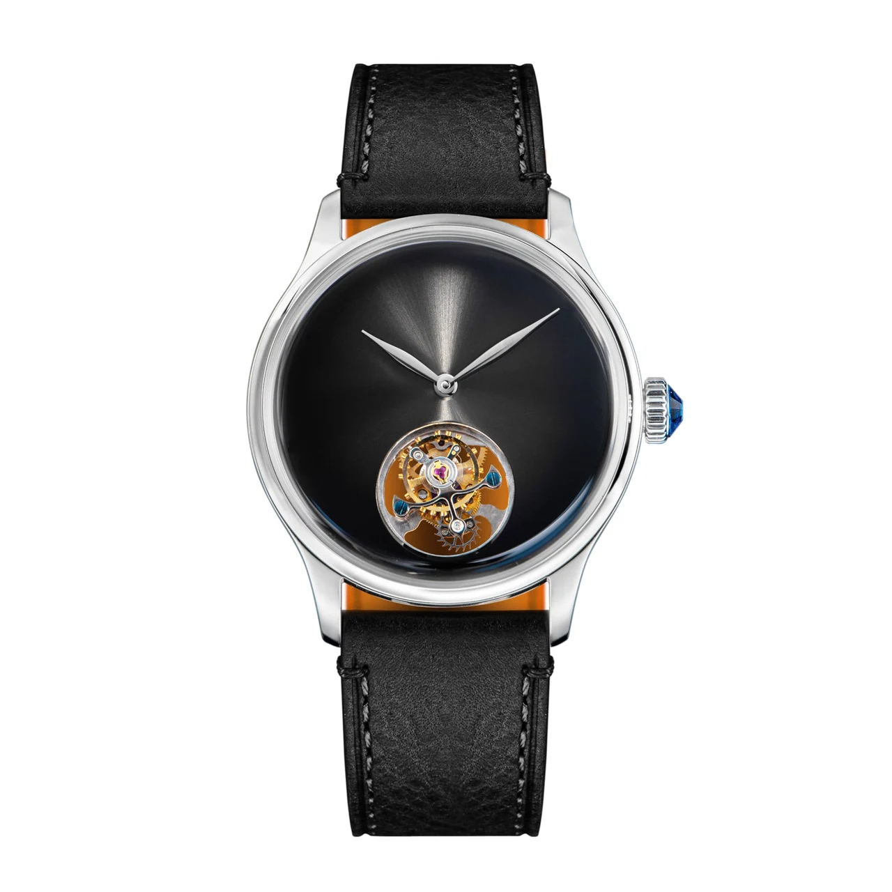 Sugess Tourbillon Master S454 Stainless Steel Black Dial 38 mm kol saati
