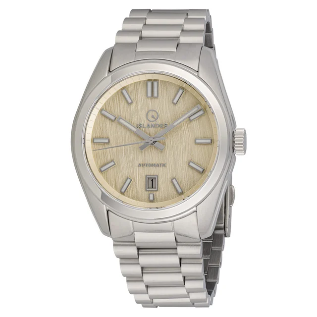 Islander Upper Brookville Automatic Dress Watch with Ivory Dial #ISL-294 kol saati