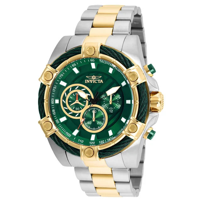 Invicta Bolt Ace Watch - 52mm. Steel, Gold (25519) kol saati