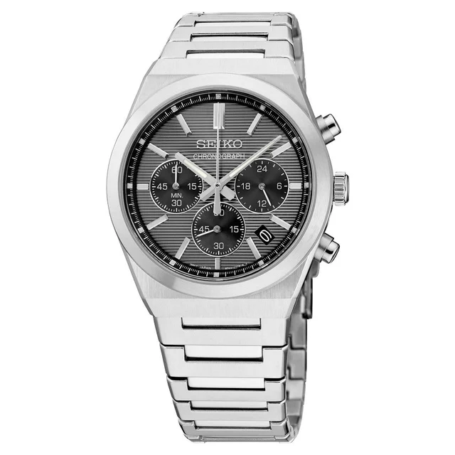 Seiko Essentials Sport Chronograph with Grey Dial #SSB455 kol saati
