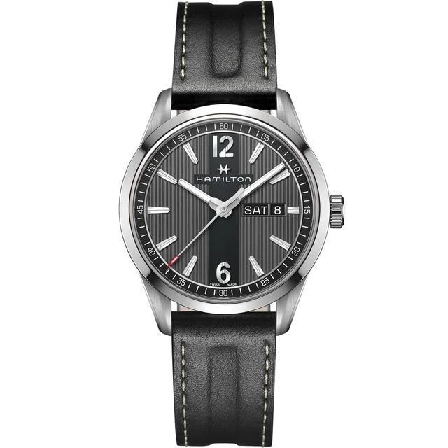 Hamilton Broadway Day Date Quartz H43311735 kol saati