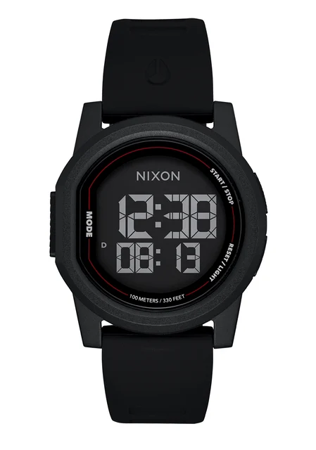 Nixon US Disk - Black / Black / Negative A1370-5191-00 kol saati
