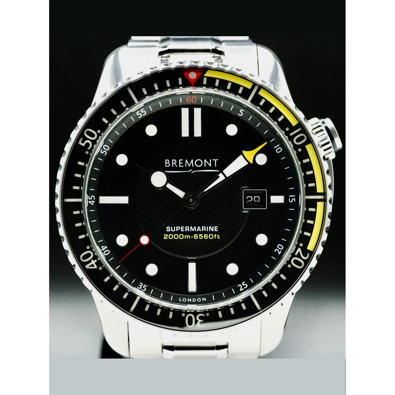 Bremont Supermarine S2000 Yellow 210000045654 45 mm kol saati