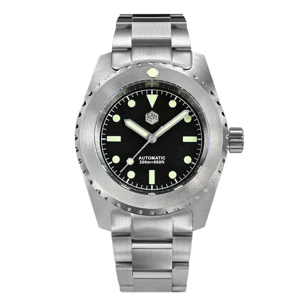 San Martin 87218092-leather-no-logo-miyota-8215 40 mm kol saati