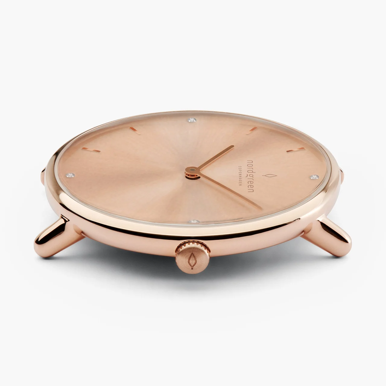 Nordgreen Native 28mm - Rose Gold - Crystal Sunray Dial WATCHNR28RGCS 28 mm kol saati