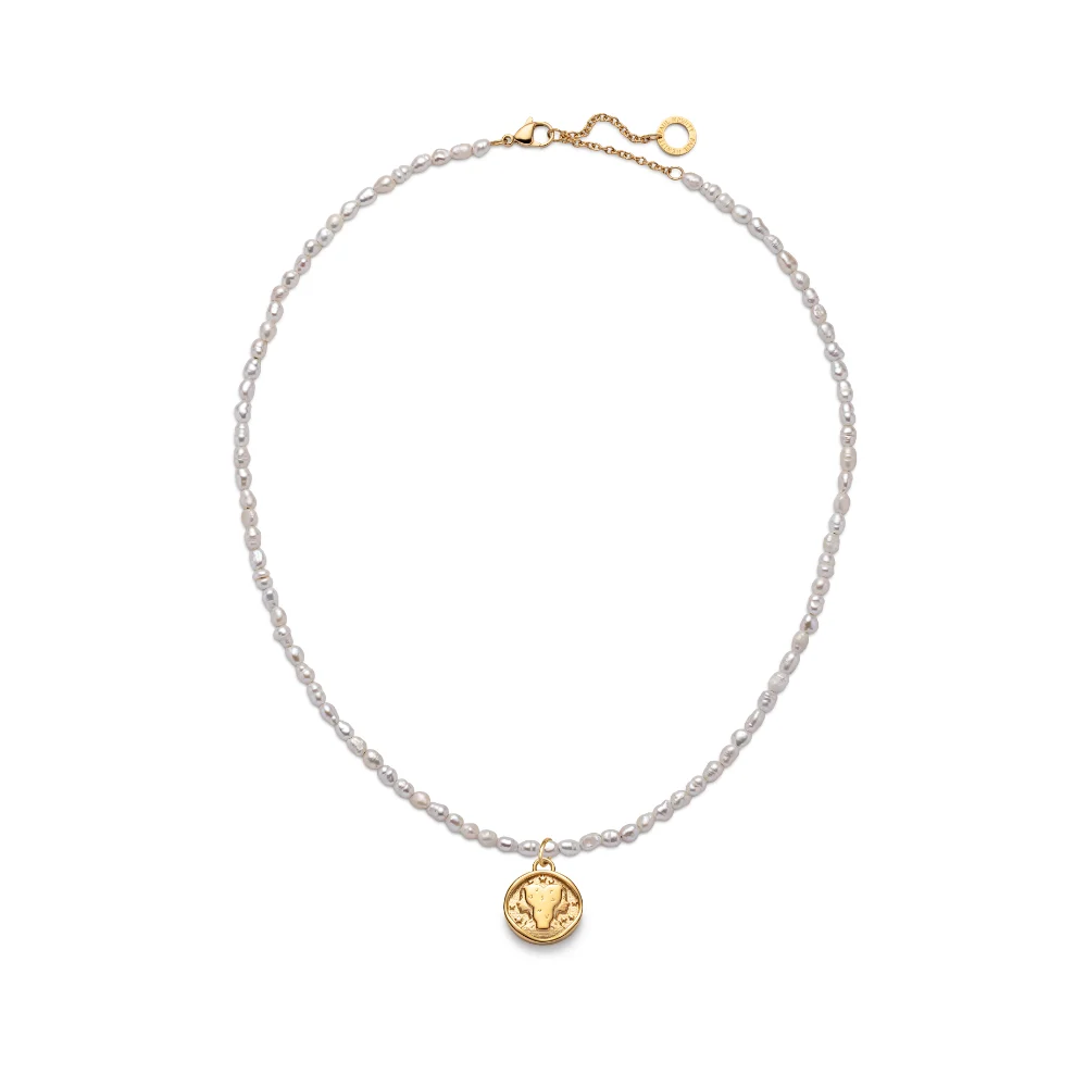 Default Set Gemini Charm und Halskette Gold PH-JE-1291 kol saati