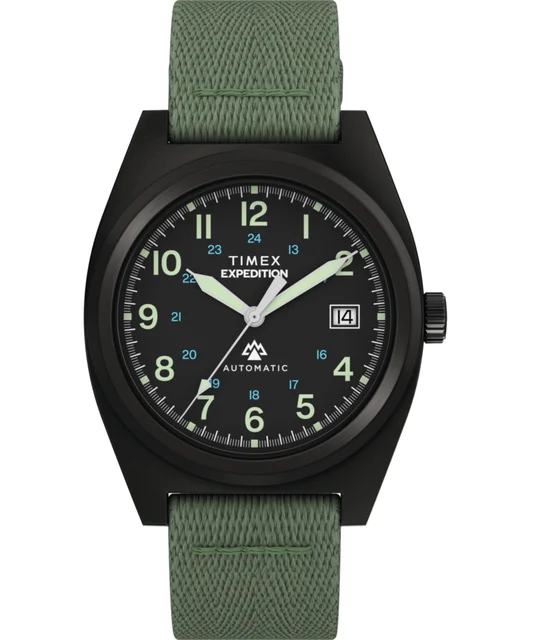 Timex Expedition® Capstone Automatic 39mm Eco-Conscious Fabric Strap Watch TW2Y39800 kol s