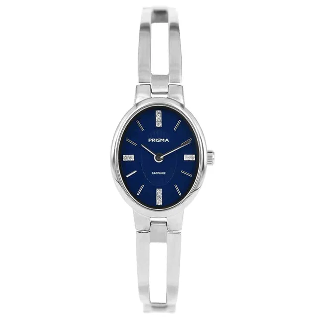 Prisma Purify Oval Diamond Blue kol saati