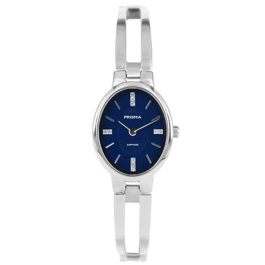 Prisma Purify Oval Diamond Blue 22 mm kol saati