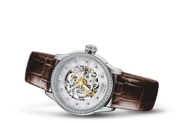 Oris Artelier Skeleton Diamonds 01 560 7604 4919-07 5 16 70FC kol saati
