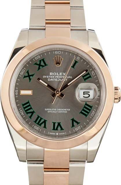 Rolex Datejust 41 Ref 126301 Steel & 18k Everose Gold kol saati