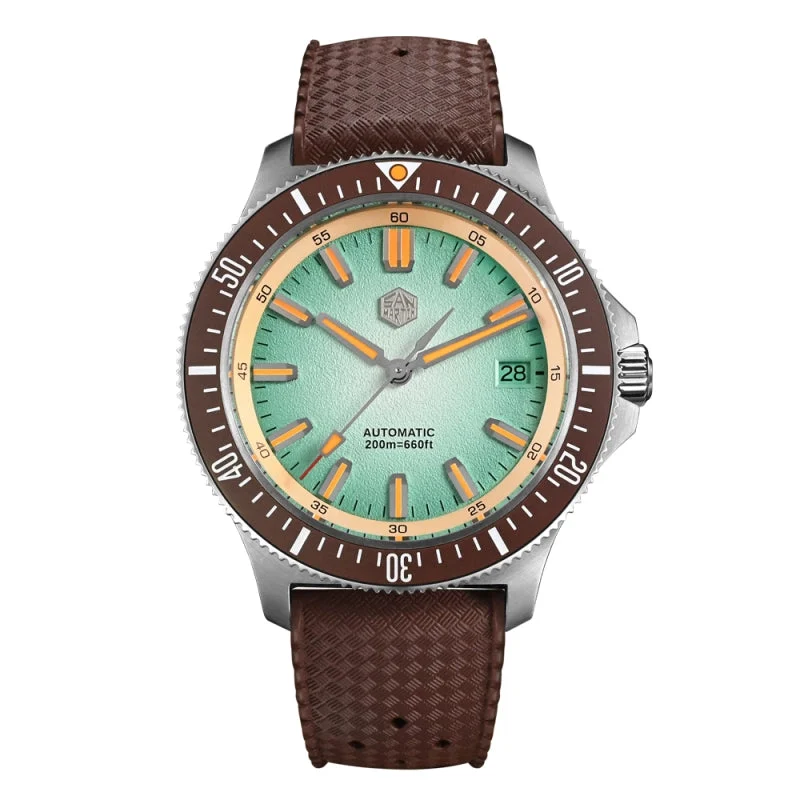 San Martin Upgraded 40mm Diver Watch SN0118G-B 欧-二手代发-Nancy-TF-0278 40 mm kol saati