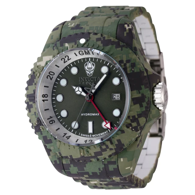 Invicta Reserve Swiss Ronda 515.24H Caliber Watch - 52mm. Aqua Plating. Steel (45939) kol 