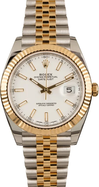 Rolex Datejust 126333 White Index Dial 126333WSJ kol saati