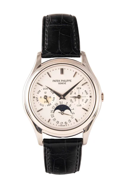 Patek Philippe PATEK PHILIPPE, REF. 3940G, PERPETUAL CALENDAR, WHITE GOLD kol saati