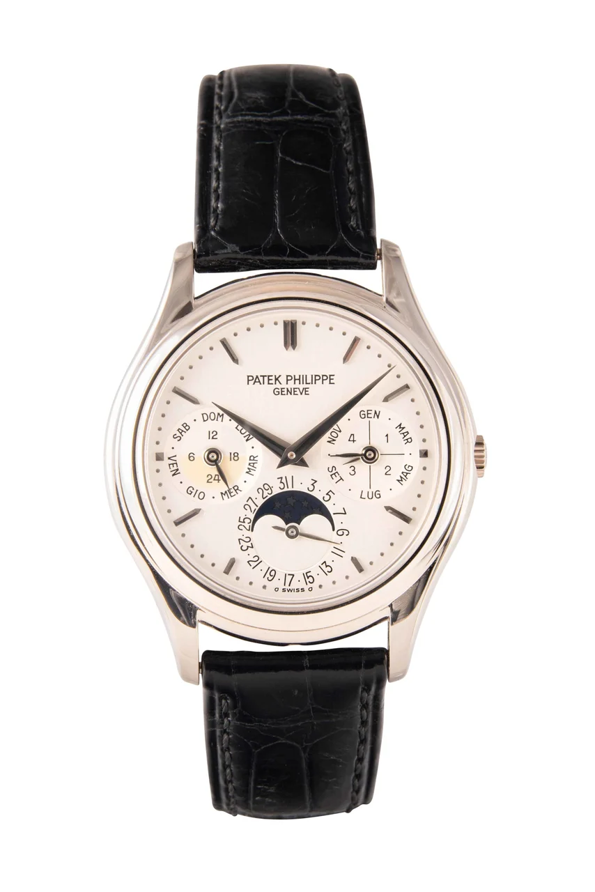 Patek Philippe PATEK PHILIPPE, REF. 3940G, PERPETUAL CALENDAR, WHITE GOLD kol saati