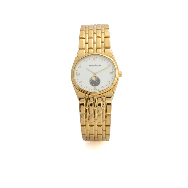 Jaeger-Lecoultre Ref. 120.207.1, thin, quartz, moon phases; “Albatros”; 18K yellow gold ko