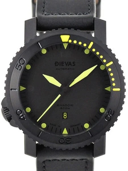 Dievas German Made Shadow 500m WR Watch with Hardened 6Steel Case 1 Shadow-L 45 mm kol saati
