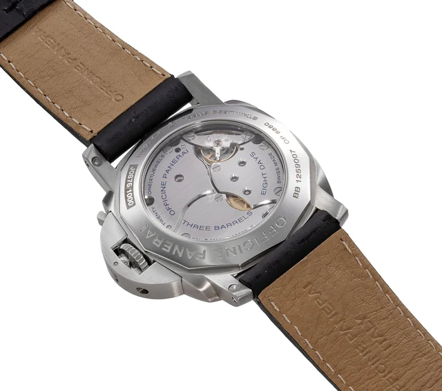 Panerai PANERAI REF. PAM00233-OP6660, LUMINOR PANERAI GMT 8 DAYS, STEEL ,LIMITED 0876/1000