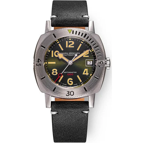 Nivada Grenchen Depthmaster 14103A15 Numerals Date kol saati