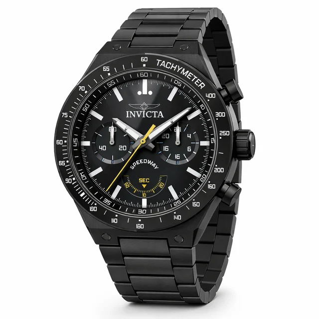 Invicta Speedway Celerium Watch - 44mm. Black (50758) kol saati