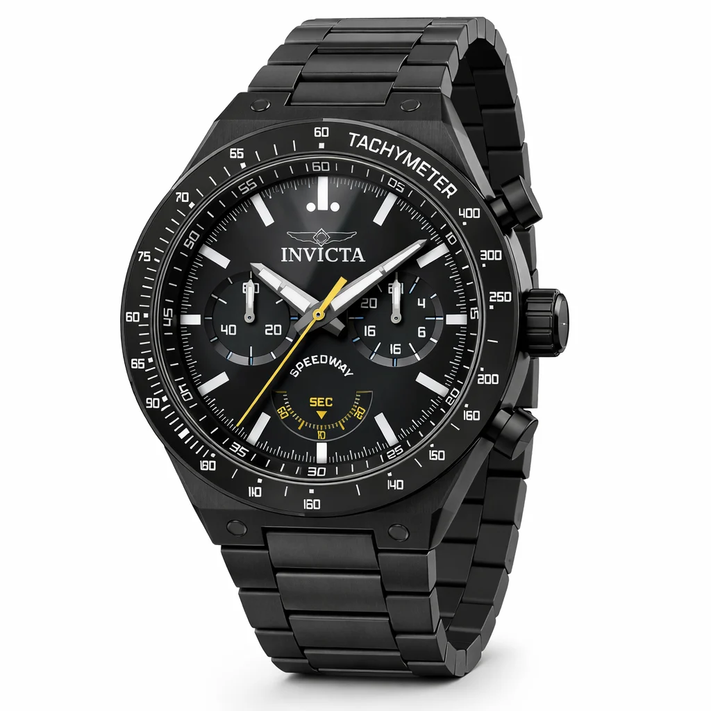 Invicta Speedway Celerium Watch - 44mm. Black (50758) 44 mm kol saati