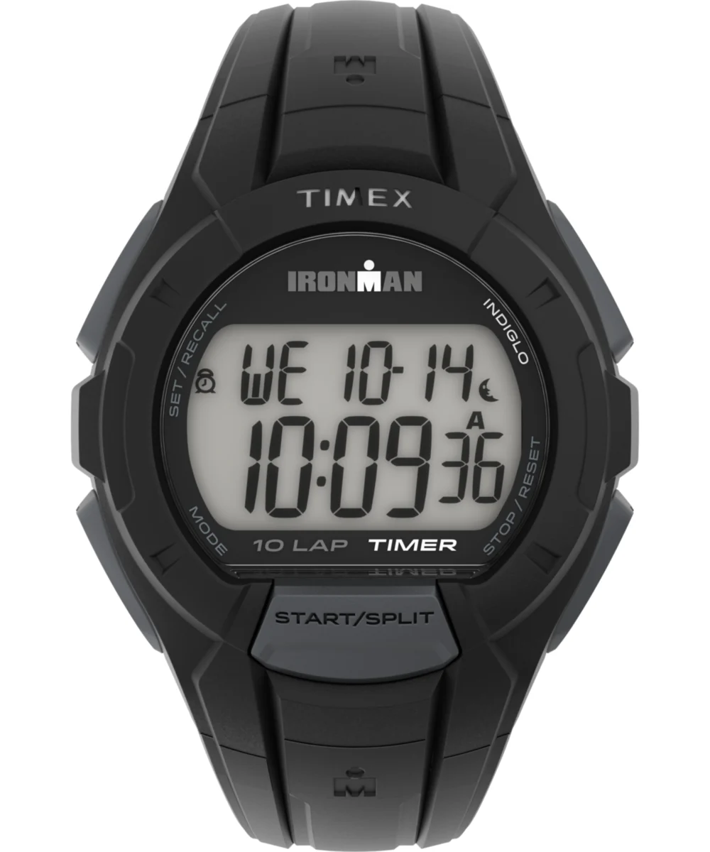 Timex IRONMAN Essential 10 Full-Size Resin Strap Watch TW5K940009J kol saati