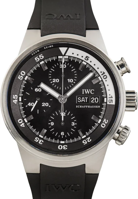 IWC Aquatimer Chrono IW371933 Black Dial kol saati