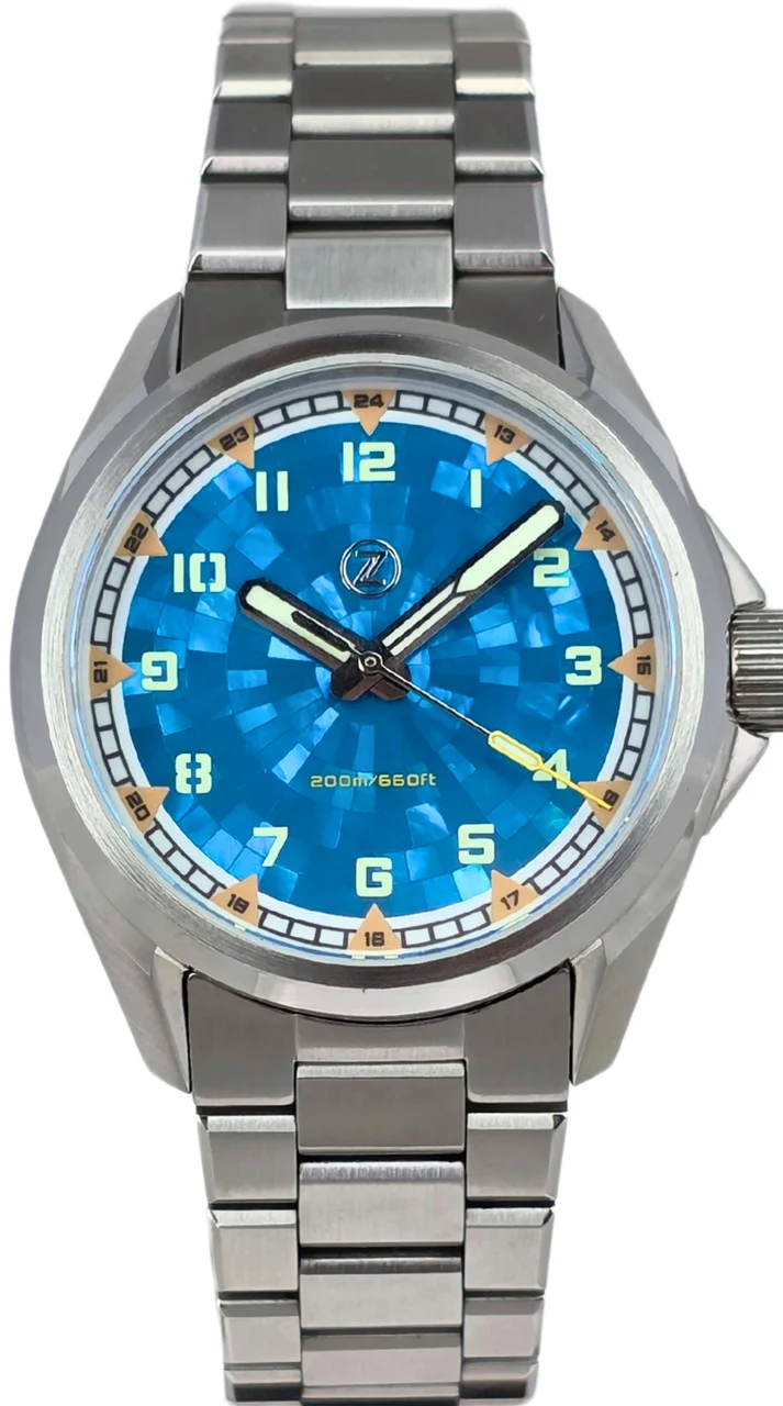 Zelos Swordfish PRE1684 38 mm kol saati